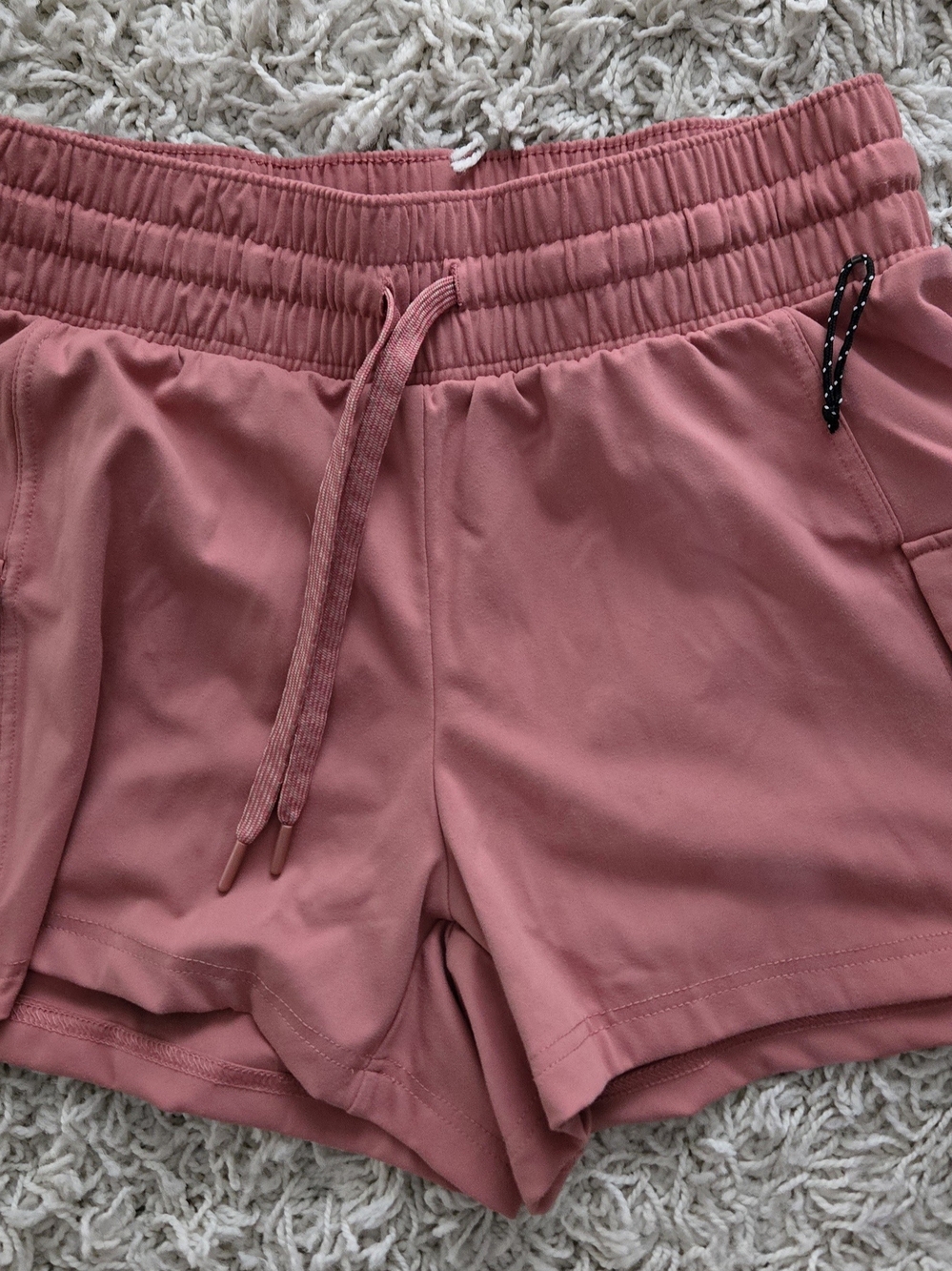 Avalanche Women's Dusty Rose Athletic Drawstring Shorts NWOT